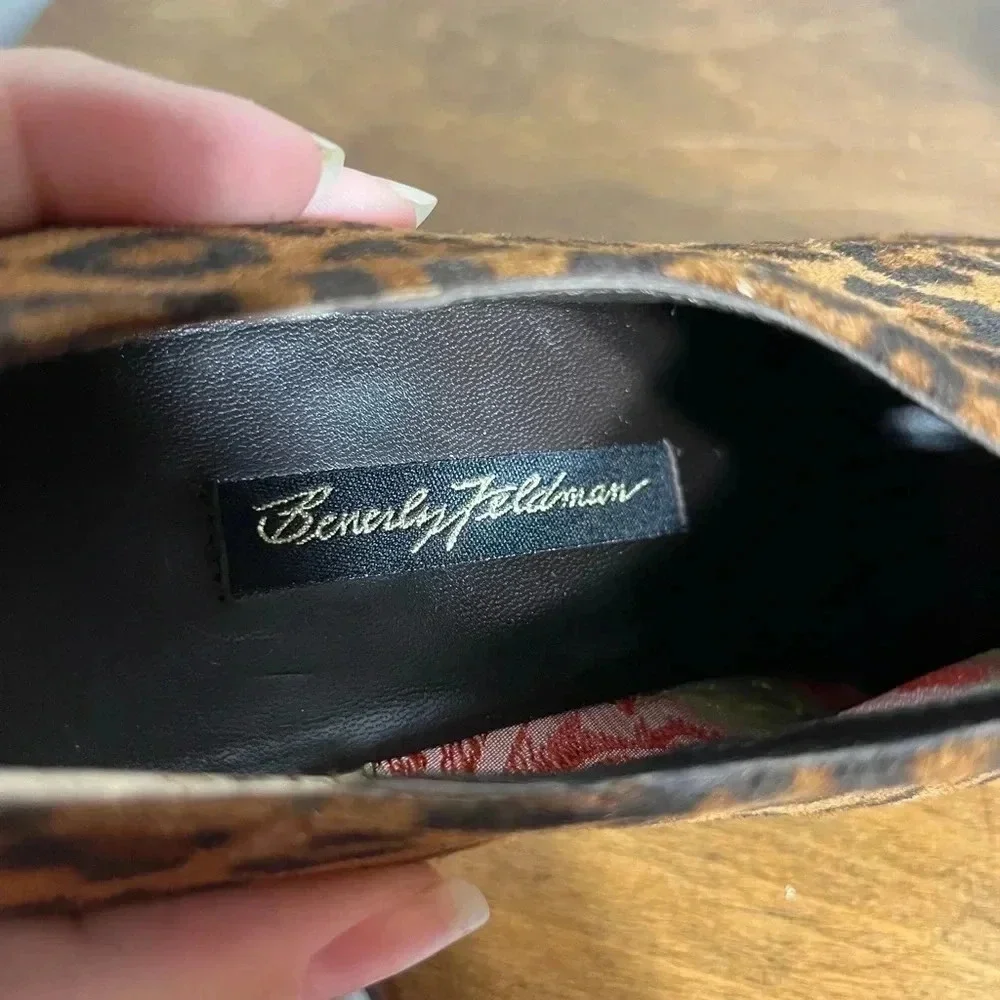 Beautiful Beverly Feldman Cheetah Booties 6M‎
